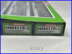 Arnold N Scale 4 Car Passenger Set HN4119 DR Salonwagen Regierungszug