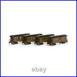 Athearn ATH12409 34' Old Time Overton Passenger Car Set CN (4) N Scale