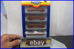 Athearn N Scale Southern Pacific 50' Overland Passenger 4 Car Set + Add On Car