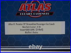 Atlas 3001588S New York Central 5 Car 70' Streamlined Passenger Set LN