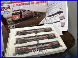 Atlas HO #20007402 NJ Transit/Atlas 100th Anniversary Commuter Train Set NIB