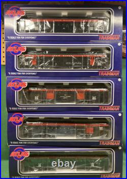 Atlas Trainman O Gauge 5-Car New Haven 60' Heavyweight Passenger Car Set LN/Box Atlas Trainman O Gauge 5-Car New Haven 60' Heavyweight Passenger Car Set LN/Box