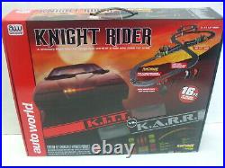 Auto World K. I. T. T vs K. A. R. R. World 16' Knight Rider Slot Car Race Set MIB