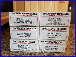 Bachman HO Scale 43-1291 NORFOLK & WESTERN 6 UNIT DELUXE PASSENGER CAR SET EXC