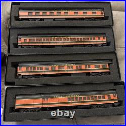 Bachman Spectrum series HO great northern passenger car set -read description