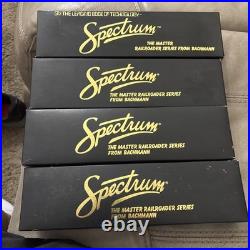 Bachman Spectrum series HO great northern passenger car set -read description