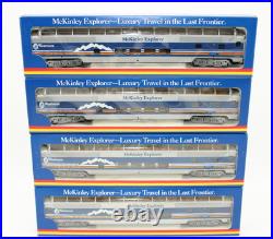 Bachmann HO Scale Westours McKinley Explorer 85' Dome Passenger Car Set of 4