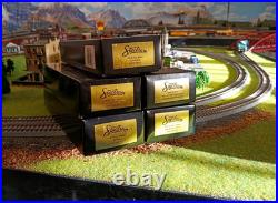 Bachmann Spectrum HO Heavyweight 5-Car Set Santa Fe LED Flicker Free +Passengers
