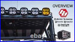Baja Designs Squadron Pro Amber Driving/Combo Beam LED Lights With Rock Guards