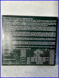 Beautiful KATO Amtrak Superliner Phase IV 4-Car Passenger Set B N GAUGE
