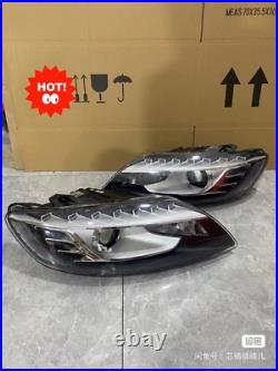 Car Headlights for Audi Q7 2006-2009 Head Lights LED Moving Turn Signal Lamp
