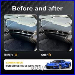 Car Passenger Dashboard Trim Cover Black Carbon Fiber for Corvette C8 2026-2027