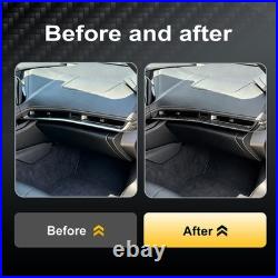 Car Passenger Dashboard Trim Cover Black Carbon Fiber for Corvette C8 2026-2027