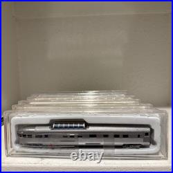 Co-Cor N Scale Undecorated 85' Budd Passenger Car 6-Car Set Original Jewel Cases