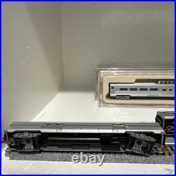 Co-Cor N Scale Undecorated 85' Budd Passenger Car 6-Car Set Original Jewel Cases