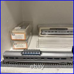 Co-Cor N Scale Undecorated 85' Budd Passenger Car 6-Car Set Original Jewel Cases
