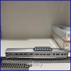 Co-Cor N Scale Undecorated 85' Budd Passenger Car 6-Car Set Original Jewel Cases
