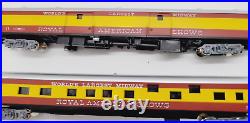 Con Cor 5 Car Smooth side Passenger Set Royal American Circus N Scale Kadee