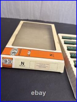 Con-Cor N Scale Passenger Car 6-Pack Set NEW- Open Box