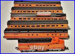 Con Cor N Scale Passenger Set 5 Cars And Locomotive Southern Pacific