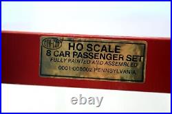 Con-cor 0001-008002 Pennsylvania Ho 8-car Passenger Set. Approx 12. Exc Cond Ib