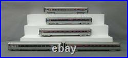 Custom O Scale Amtrak 5-Car Passenger Set 2-Rail