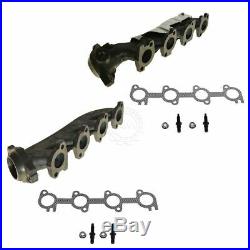 Dorman Exhaust Manifold with Gasket & Hardware Kit Pair for Ford Lincoln Mercury