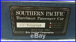 Erie Limited Brass SP Harriman 62' Baggage Passenger Car Set (HO scale)
