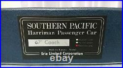 Erie Limited Brass SP Harriman 67' Passenger Car Set (HO scale)
