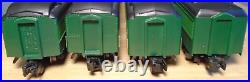 Exquisite Custom Painted American Flyer Southern Crescent 4 Car Passenger Set