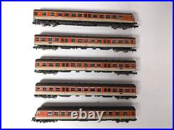 Fleischmann DB Streamliner 5 Car Passenger Set Powered'N' Gauge No O/Box C8