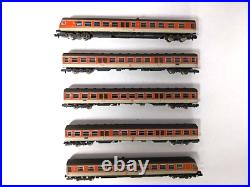 Fleischmann DB Streamliner 5 Car Passenger Set Powered'N' Gauge No O/Box C8