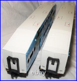 Florida Tri-Rail 2-Car Bombardier Passenger Set 3 Rails O Scale MTH
