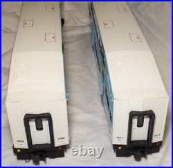 Florida Tri-Rail 2-Car Bombardier Passenger Set 3 Rails O Scale MTH