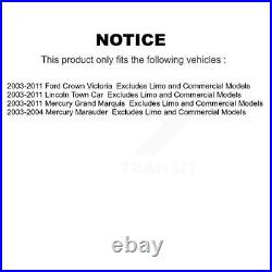 Front Shock Assembly TOR Link Kit For Ford Crown Victoria Mercury Grand Marquis