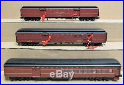 Golden Gate Depot PRR 3-Car Heavyweight Passenger Set #2 O-Gauge LN