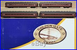 Golden Gate Depot PRR 80' 4-Car Heavyweight Passenger Set #2 O-Gauge LN