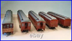 HO 5-Car Passenger Set self powered Pro-Paint, Brass, lettered R&P HO 5-Car Passenger Set self powered Pro-Paint, Brass, lettered R&P