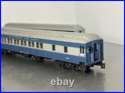 HO B&O Baltimore & Ohio 3-Car Passenger Set Rivarossi Lit Interiors Metal Wheels