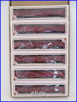 HO Bachmann 43-1290 Norfolk &Western Powhatan Arrow 6 Car Deluxe Passenger Set 1