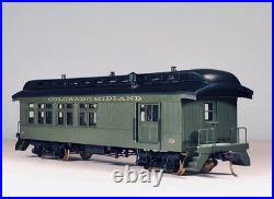 HO Brass, 3-Car Old Time Passenger Set by PFM/Fujiyama-Colorado Midland-ProPaint