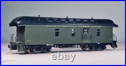 HO Brass, 3-Car Old Time Passenger Set by PFM/Fujiyama-Colorado Midland-ProPaint