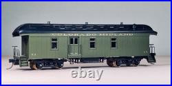 HO Brass, 3-Car Old Time Passenger Set by PFM/Fujiyama-Colorado Midland-ProPaint