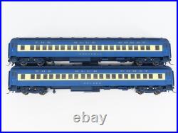 HO Broadway Limited BLI 6436 CNJ Blue Comet 80' Coach Passenger 2-Car Set