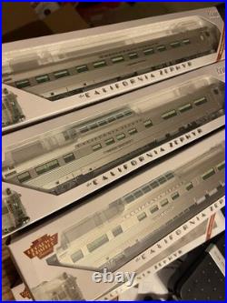 HO Broadway Limited California Zephyr 14 Car Mixed Passenger Car Set Read Notes