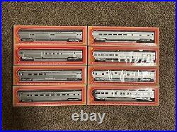 HO IHC DRG&W California Zephyr Corrugated Side Passenger 8 Car Set Brand New