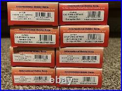 HO IHC DRG&W California Zephyr Corrugated Side Passenger 8 Car Set Brand New