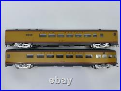HO MTH 80-3258A Union Pacific Streamlined Combine Observation Passenger Set UP