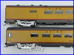 HO MTH 80-3258A Union Pacific Streamlined Combine Observation Passenger Set UP
