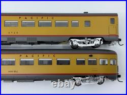 HO MTH 80-3258A Union Pacific Streamlined Combine Observation Passenger Set UP